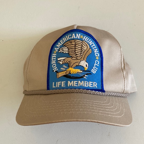 Vintage North American Hunting Club Life Member Strap back hat - Picture 1 of 3